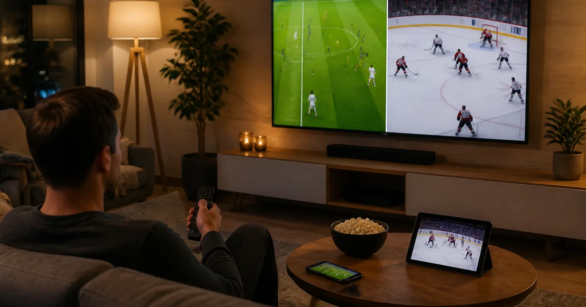 IPTV sports – watch Allsvenskan, SHL and Champions League in one subscription on Smart TV and mobile in 2026
