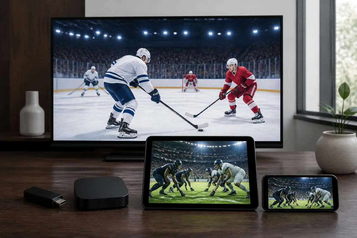 IPTV sports – stream Allsvenskan, SHL and Champions League in one interface across devices